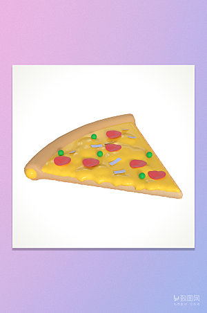 C4D/3D披萨美食食物