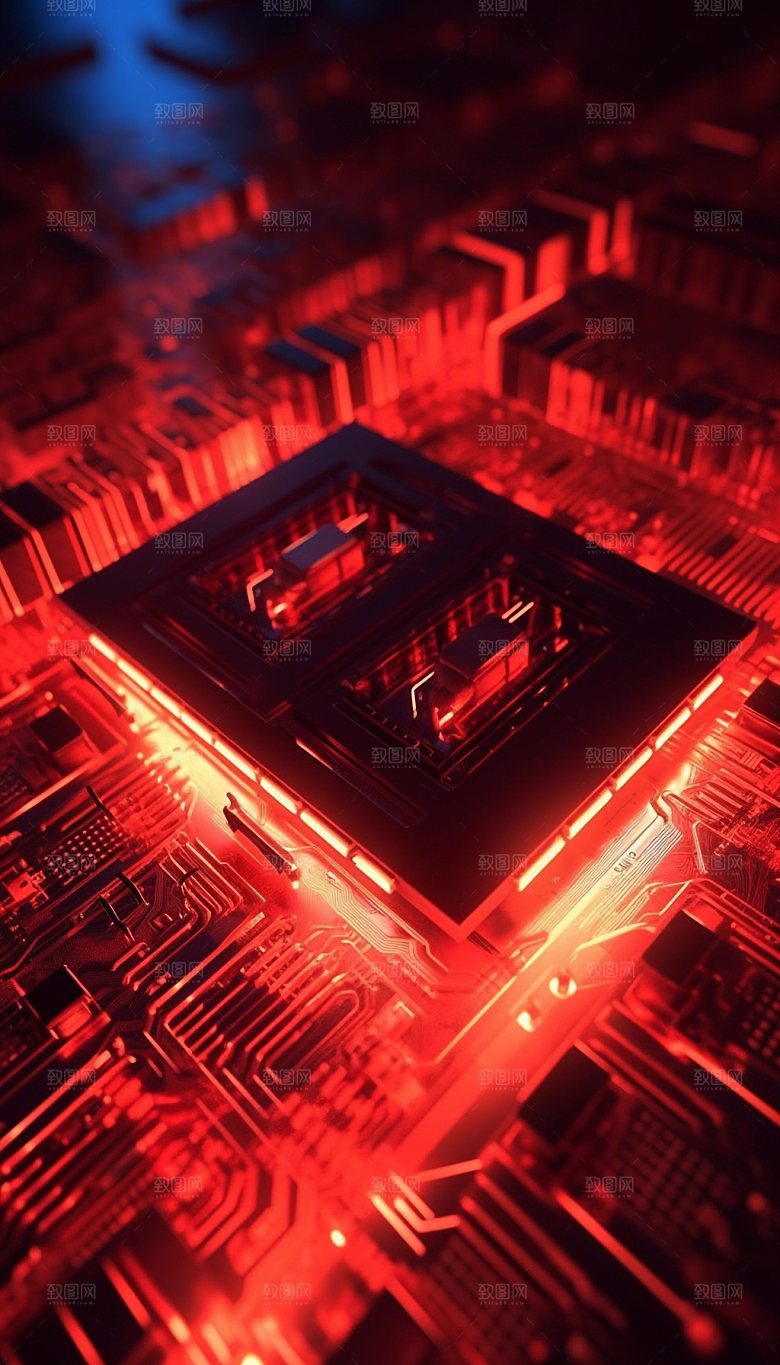 未来赛博朋克AI纳米科技模型