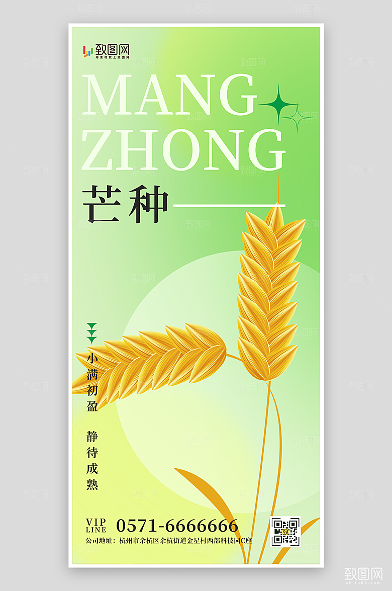 二十四节气之芒种海报