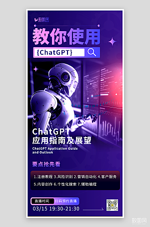 人工智能ChatGPT海报