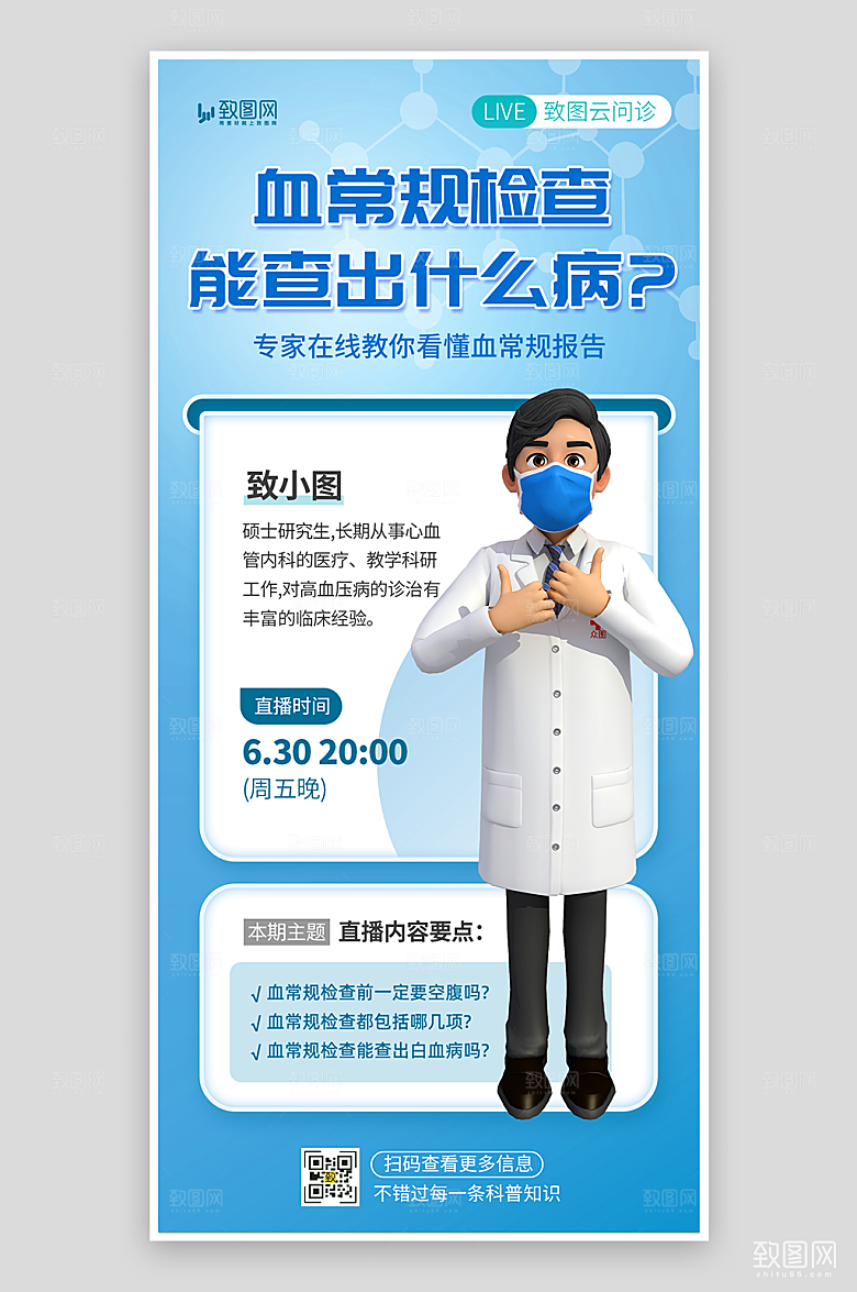 医疗健康知识科普海报