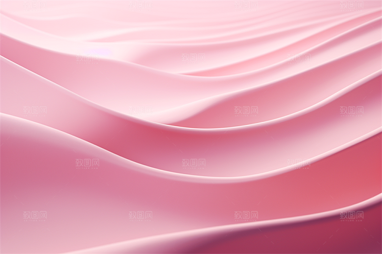 粉色液体泛起涟漪波纹流转背景