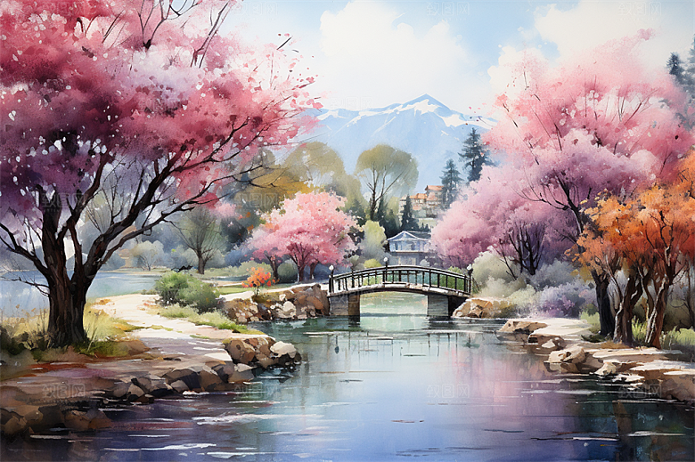 江南古镇民居街道商贩安静生活场景
