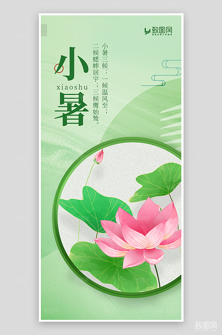 二十四节气之小暑海报