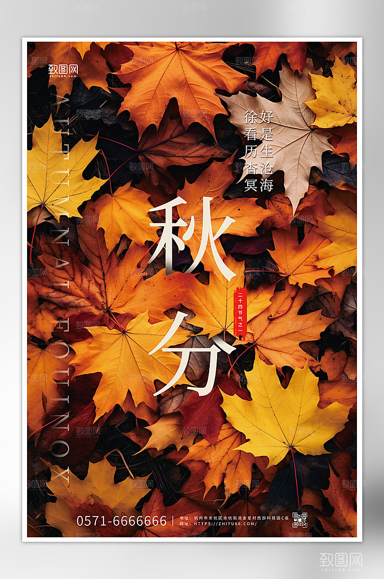 二十四节气立秋节气宣传海报立秋