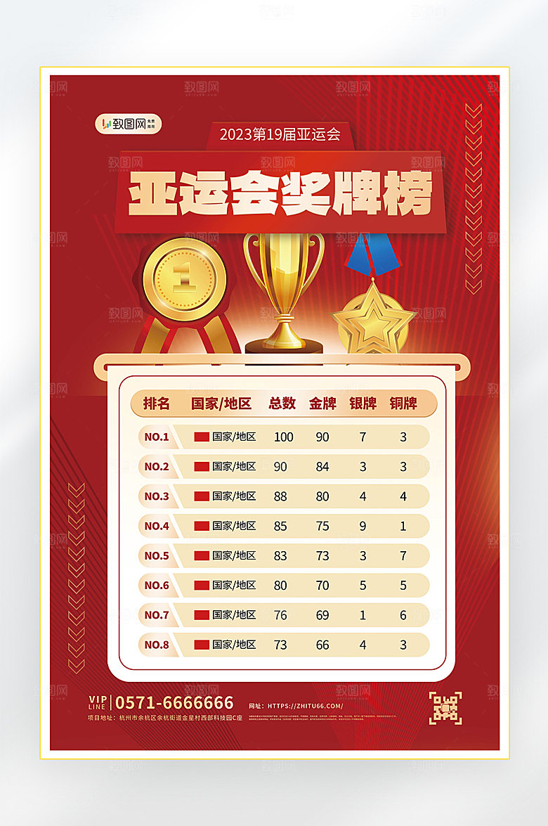 2023杭州亚运会海报