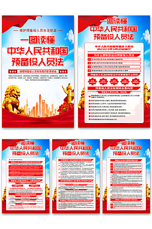 中华人民共和国预备役人员法海报
