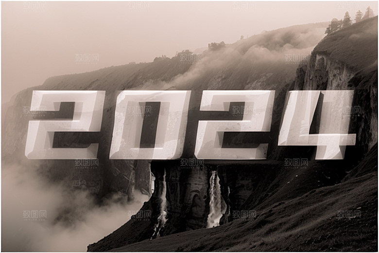 2024年时尚3D艺术字