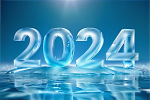 2024年科技感立体艺术字