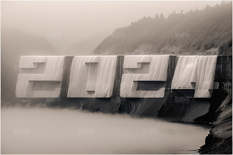 2024年跨年元旦艺术字