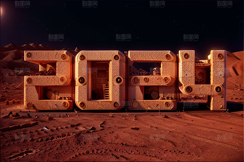 2024年立体时尚艺术字
