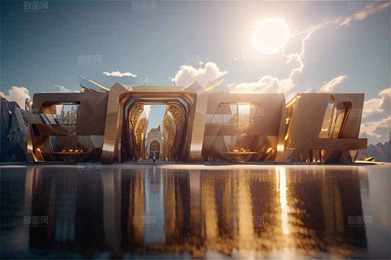2024年年会龙年艺术字