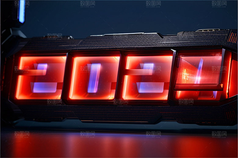 2024年龙年跨年艺术字