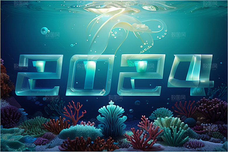 2024年创意龙年艺术字