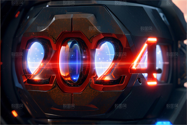 2024年立体科技感艺术字