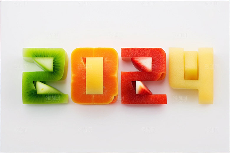 2024年新年创意艺术字