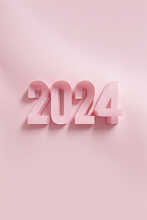 2024年质感3D艺术字