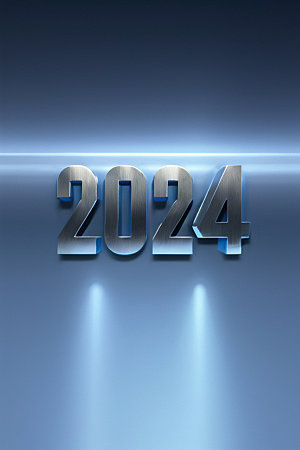 2024年质感3D艺术字