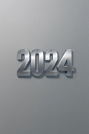 2024年3D质感艺术字