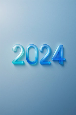 2024年质感迎新艺术字