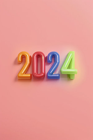 2024年质感3D艺术字