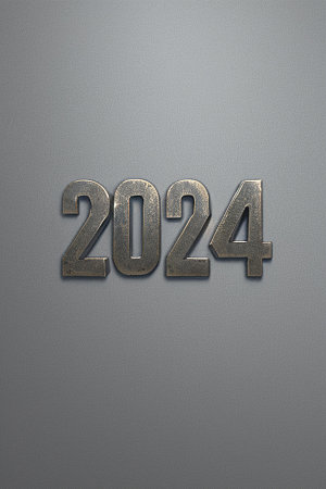 2024年立体新年艺术字