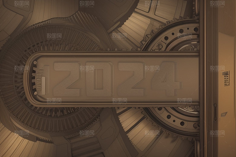 2024年龙年创意艺术字