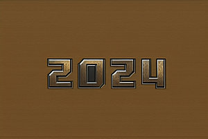 2024年跨年龙年艺术字