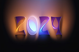 2024年新年龙年艺术字