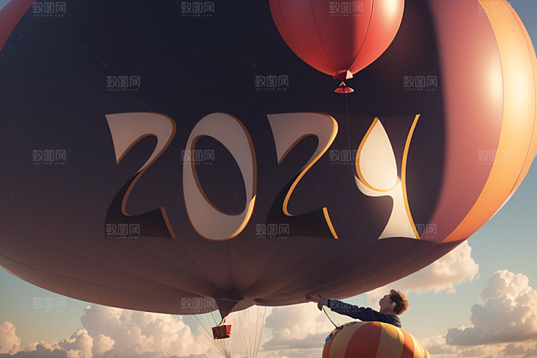 2024年元旦创意艺术字
