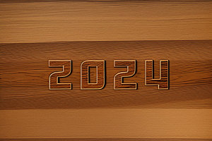 2024年3D龙年艺术字