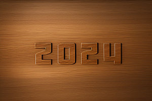 2024年龙年年会艺术字