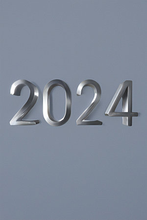 迎新2024创意新年艺术字