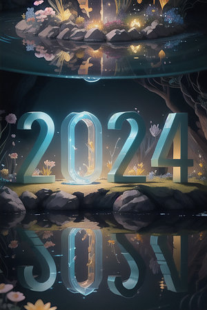 2024年立体龙年艺术字