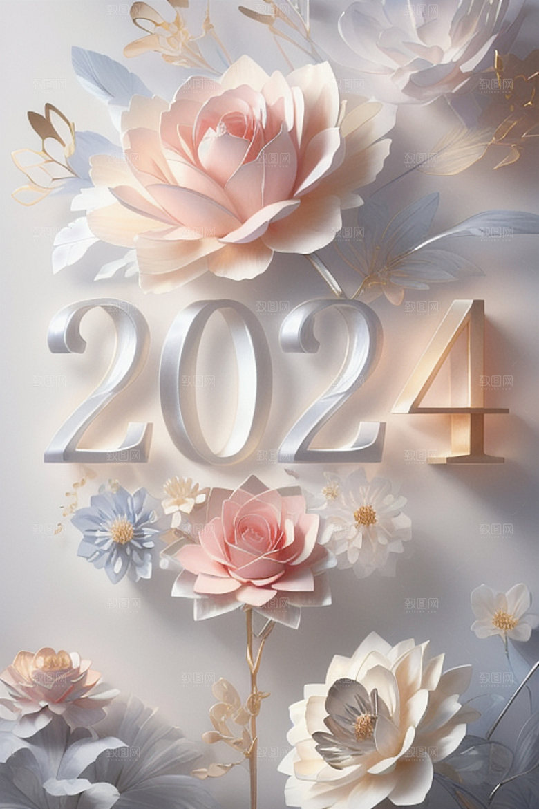 2024年时尚立体艺术字