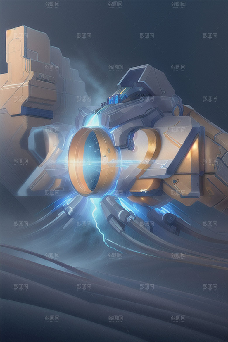 2024年时尚立体艺术字