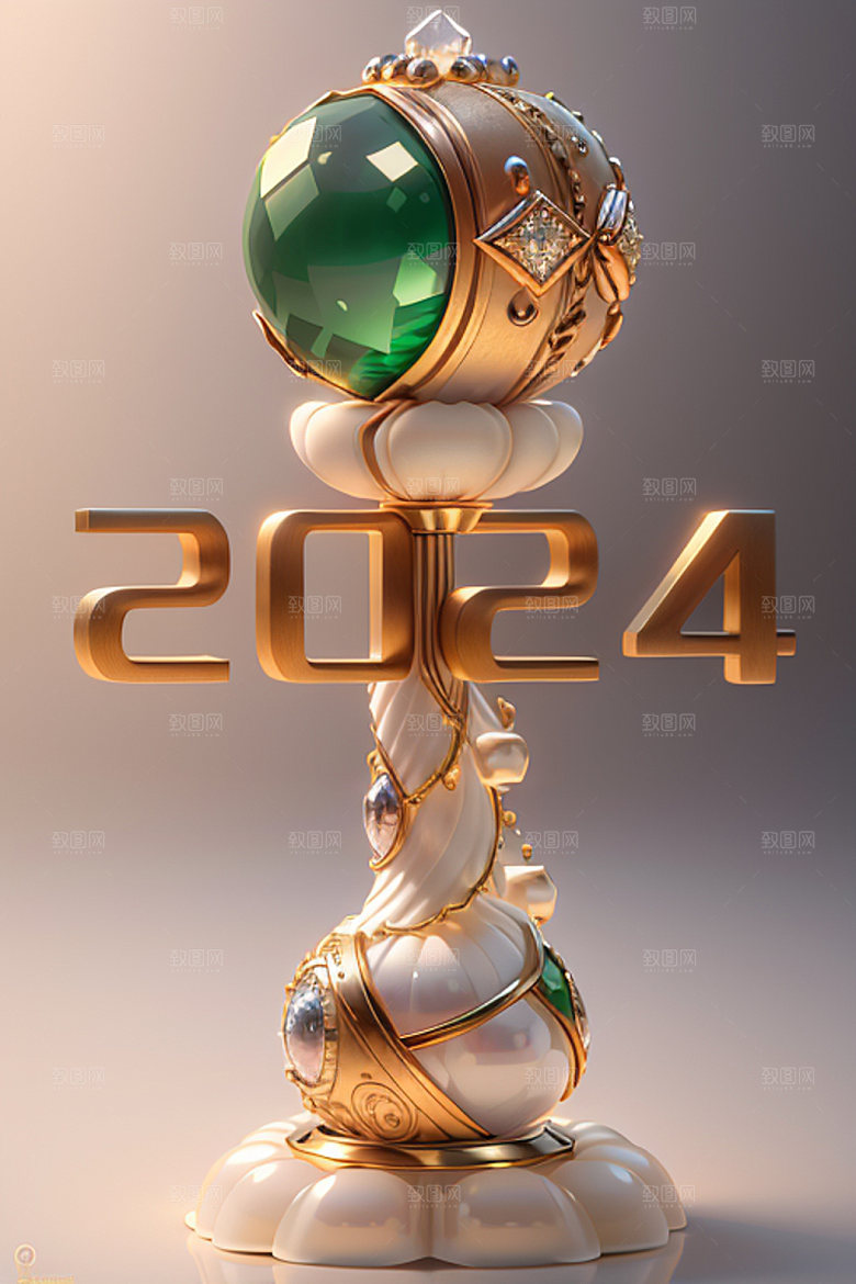 2024年创意跨年艺术字