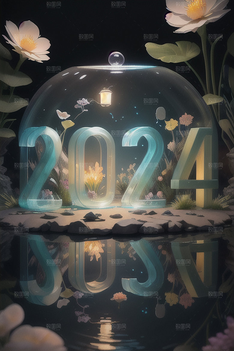 2024年时尚立体艺术字