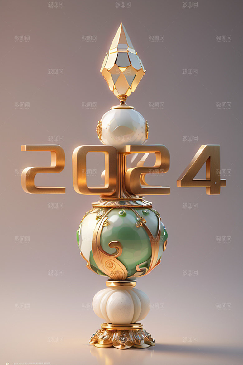2024年龙年新年艺术字