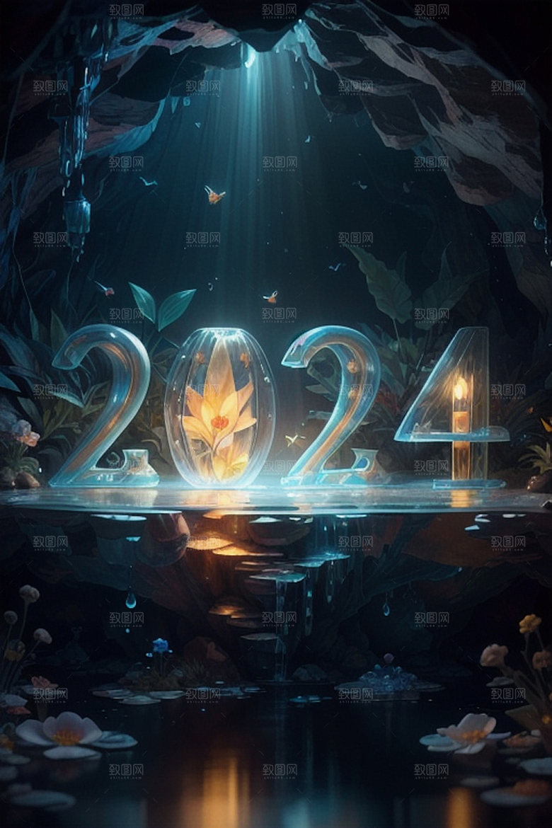 2024年创意立体艺术字