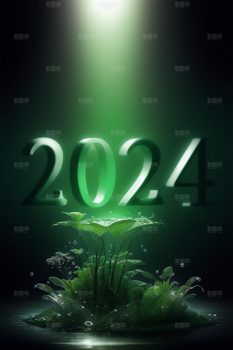 2024年元旦创意艺术字