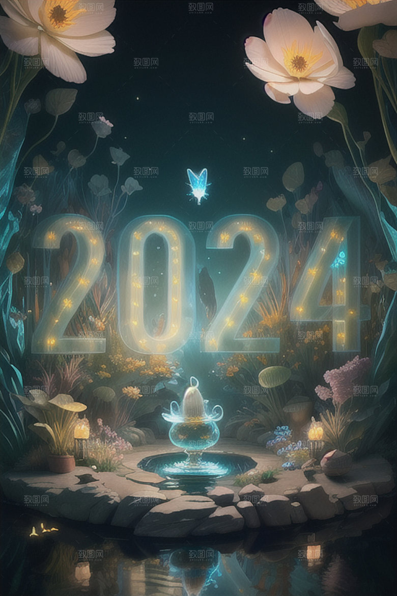 2024年3D立体艺术字