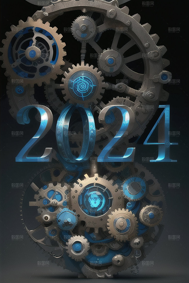 2024年科技感时尚艺术字