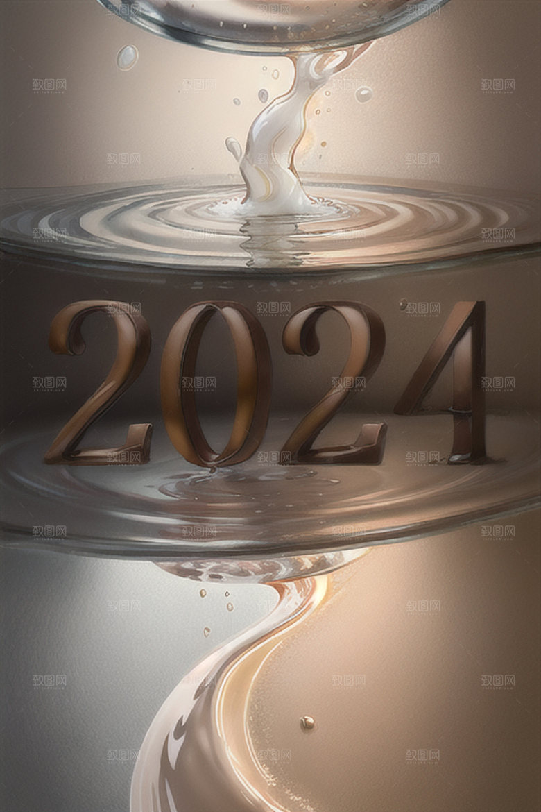 2024年新年元旦艺术字
