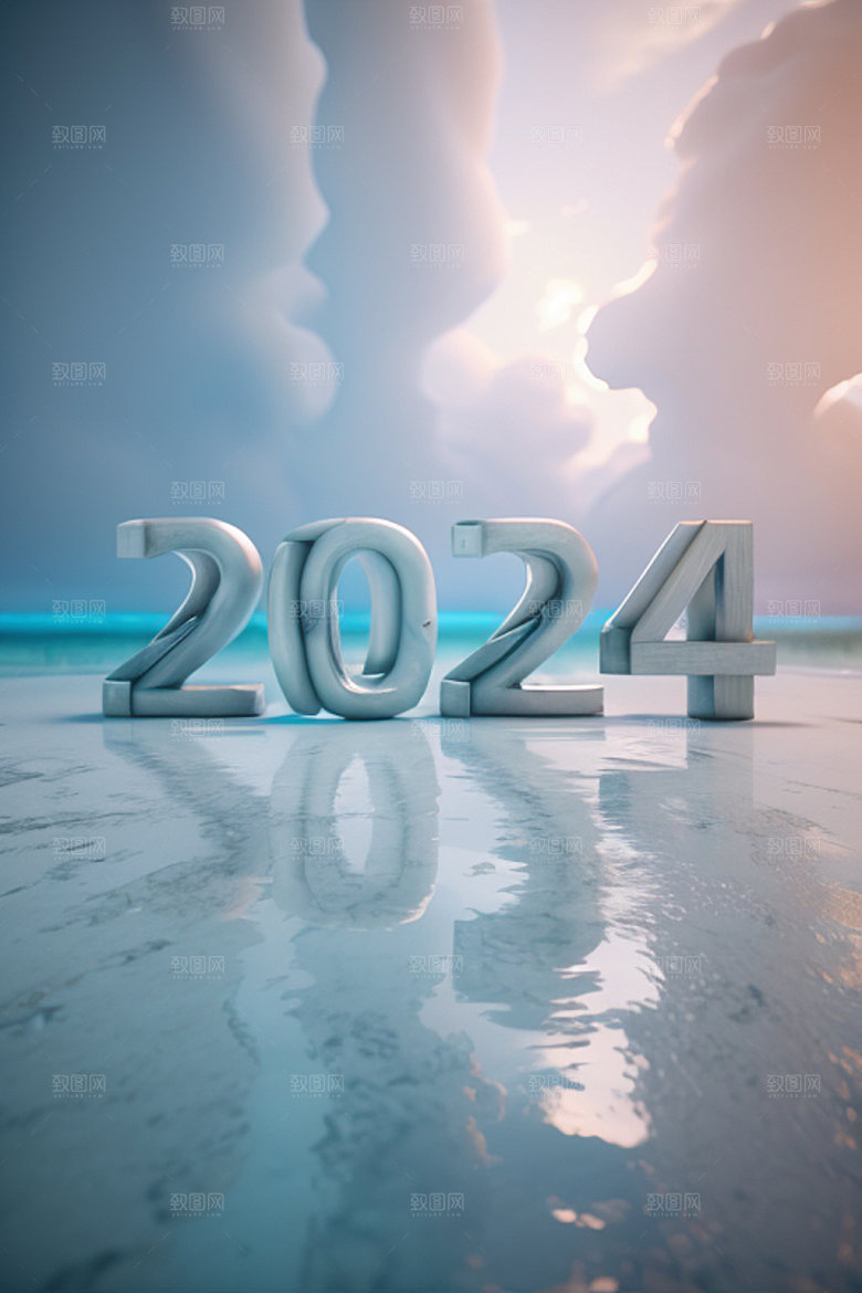2024年时尚立体艺术字