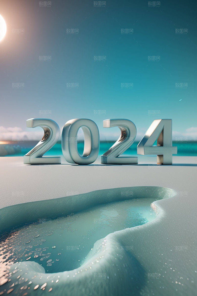 2024年元旦年会艺术字