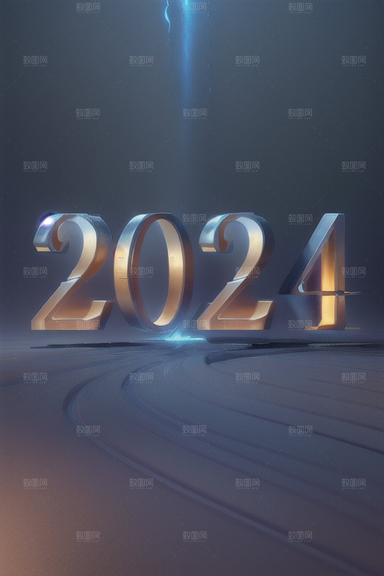 2024年3D科技感艺术字