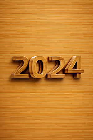 2024年3D年会艺术字