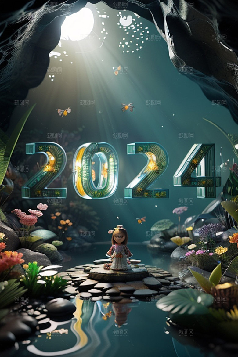 2024年立体科技感艺术字