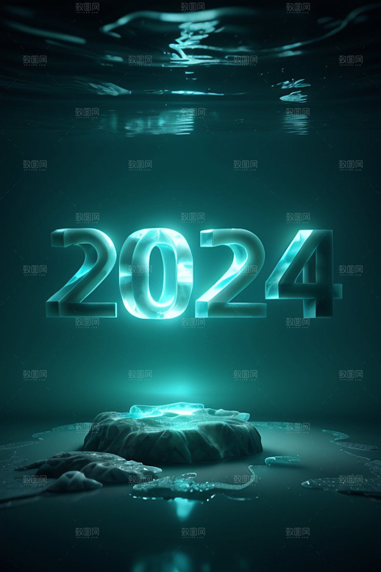 2024年时尚龙年艺术字